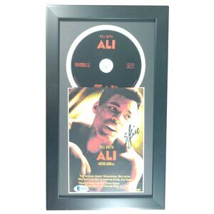 Will Smith Signed Muhammed Ali Framed DVD Cover Beckett Fresh Prince Autographed